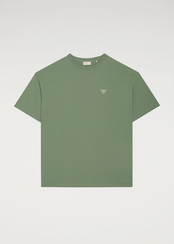 Organic Shaka Tee - Slate Green