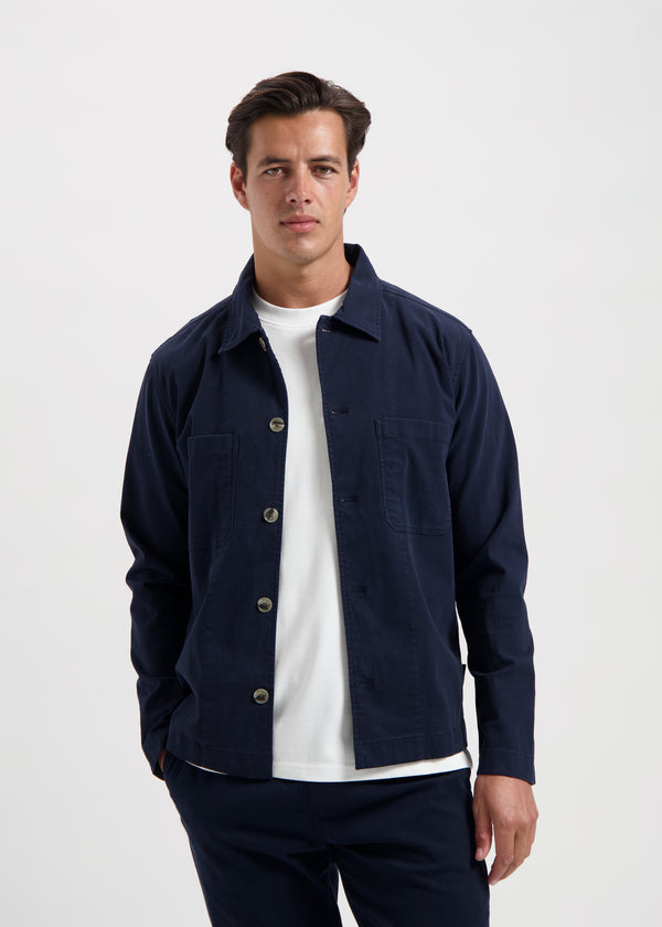 Worker Jacket - Navy Blue