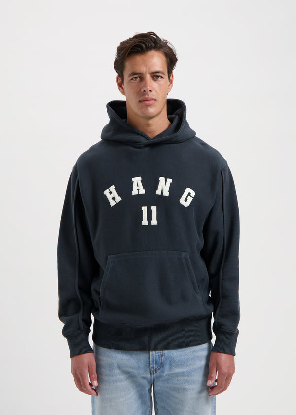 Premium College Hoodie - Navy Blue