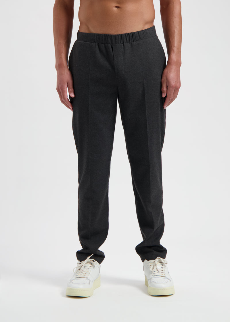 The  Clean Trouser - Grey Melange