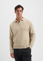 Heavy Knit Polo - Mocca