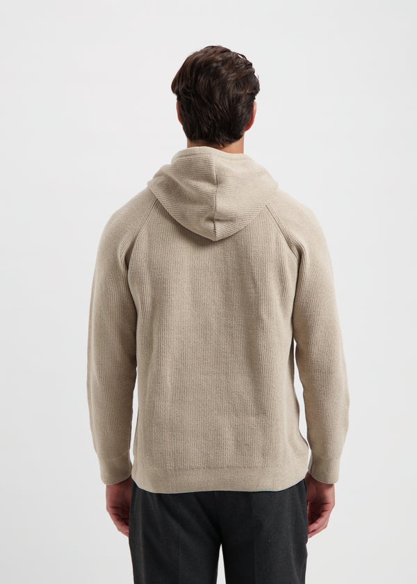 Structure Hoodie - Stone Beige