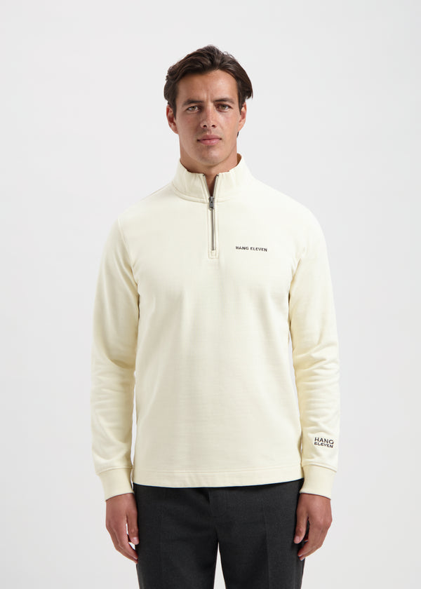 Half Zip Sweater - Sand