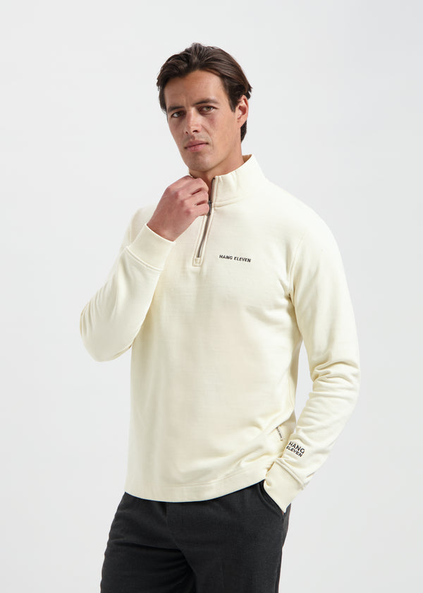 Half Zip Sweater - Sand