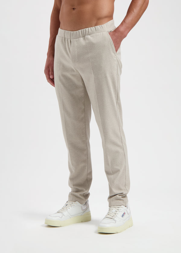 The Clean Trouser - Sand Melange