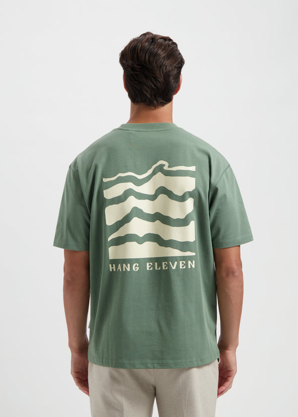 Structure Tee - Slate Green