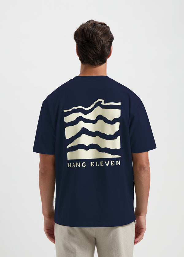 Structure Tee - Navy Blue