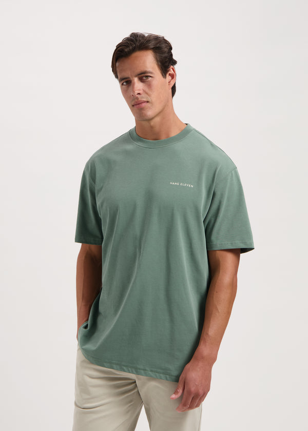 Amsterdam Tee - Slate Green