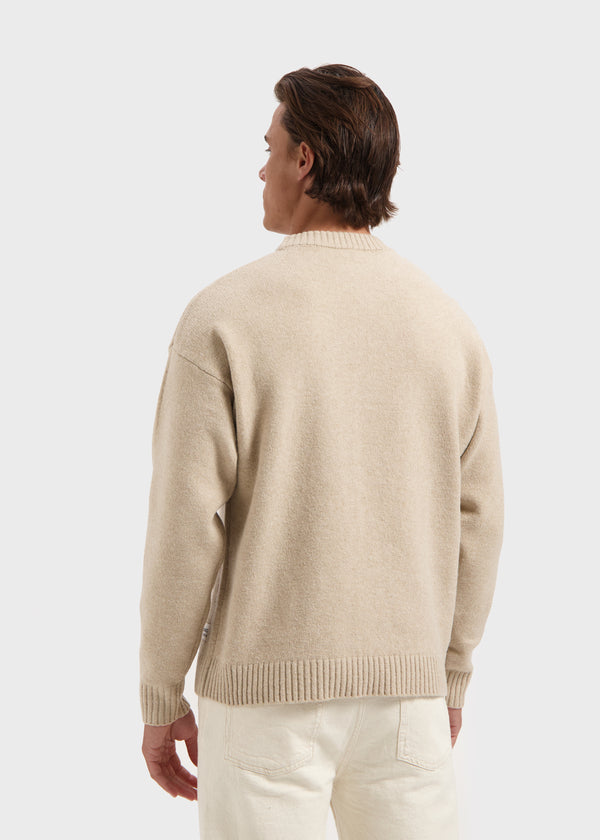 Heavy Knit Crewneck - Mocca