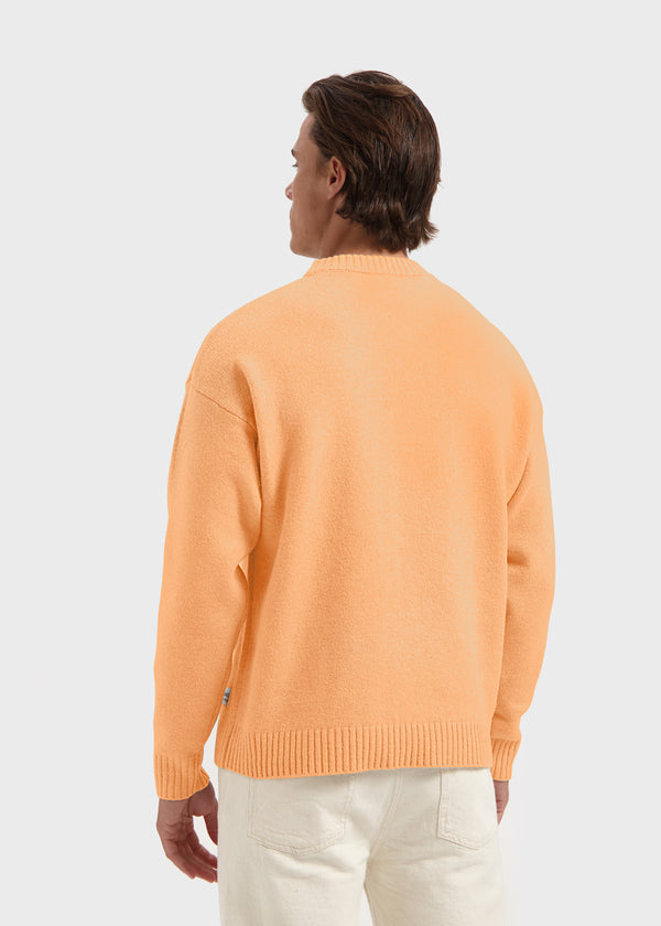 Heavy Knit Crewneck - Peach