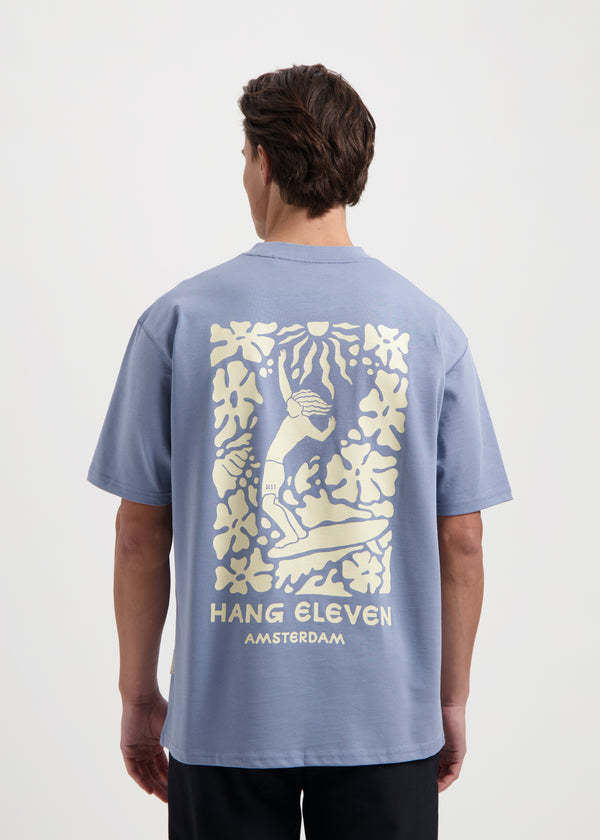 Eleven Surf Tee - Dusty Blue