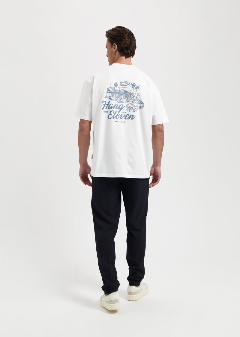 Surf Shop T-Shirt – Weiß