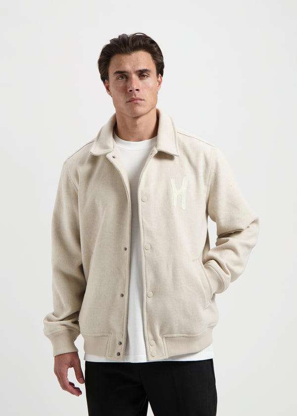 Varsity Jacket - Sand