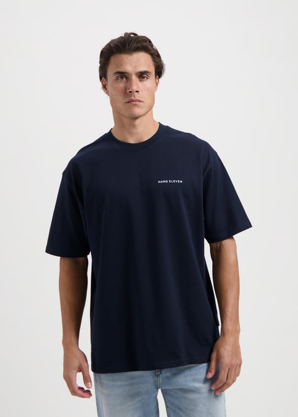 Surfer Tee - Navy Blue