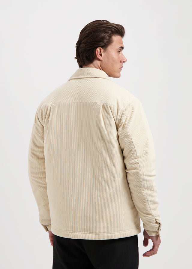 Veste en velours côtelé - Sable