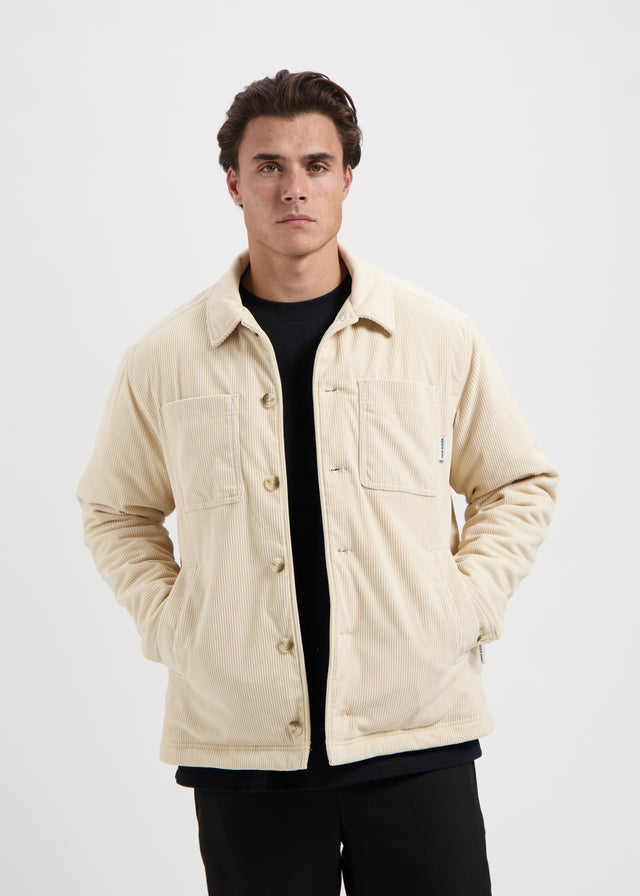 Veste en velours côtelé - Sable