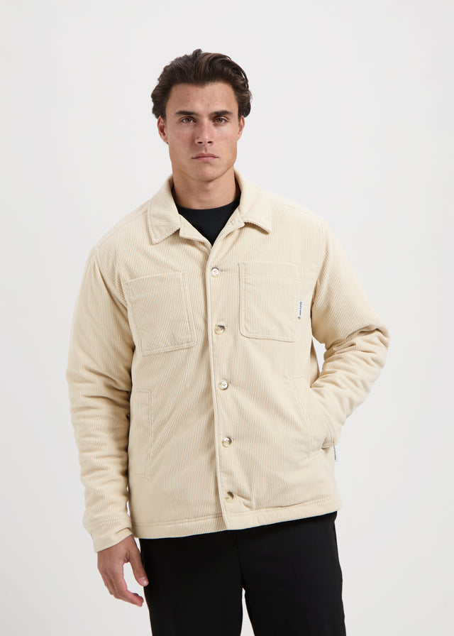 Veste en velours côtelé - Sable