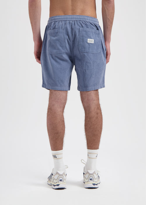 Corduroy Short - Stone Grey