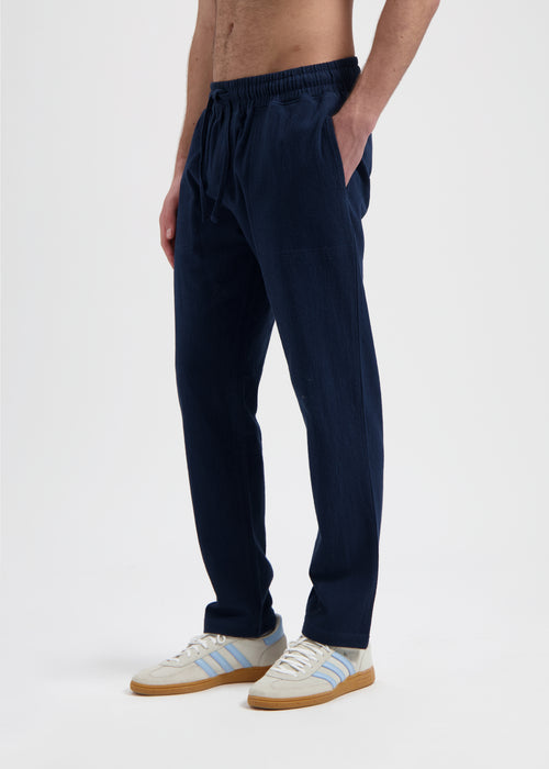Structure Pants - Navy Blue