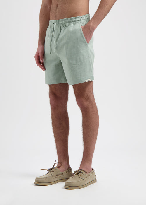 Uni Slub Short - Sage Green