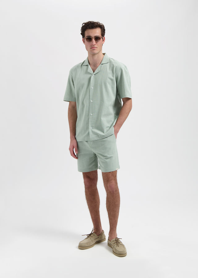 Uni Slub Shirt – Salbeigrün