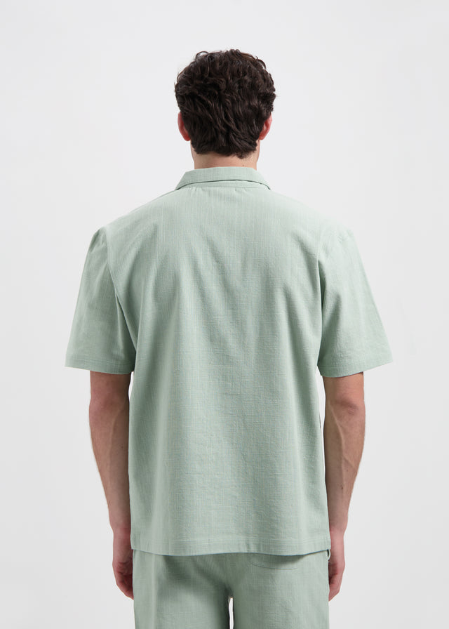 Uni Slub Shirt – Salbeigrün