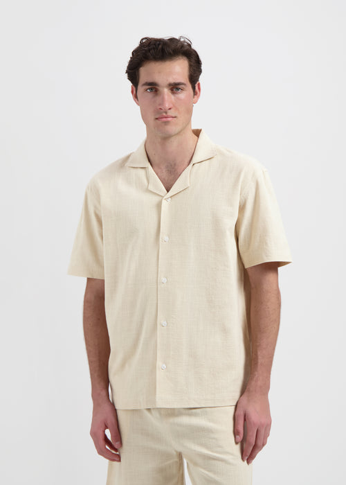 Uni Slub Shirt - Sand