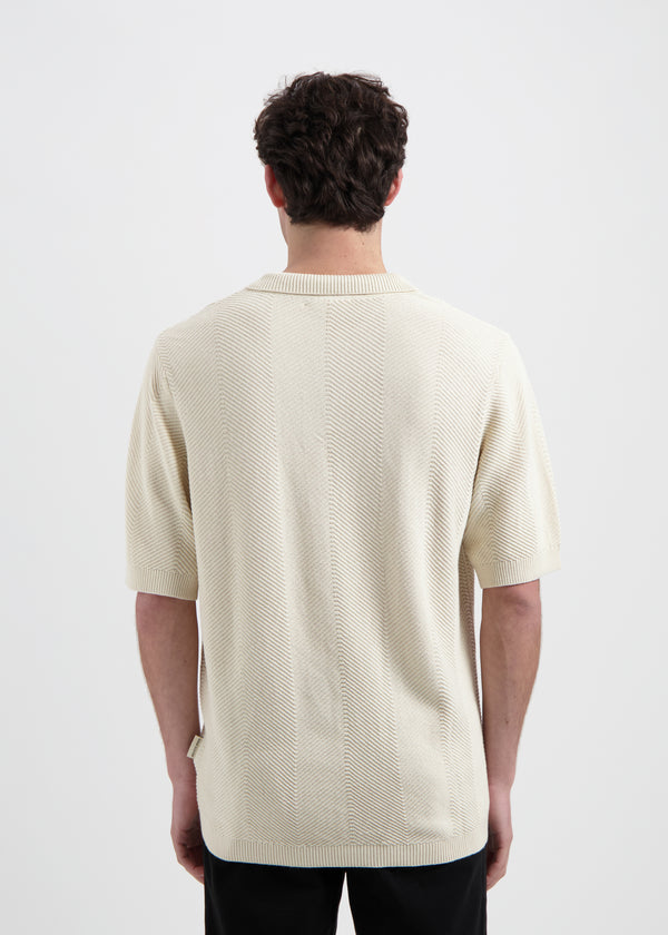 Structure Polo - White Sand