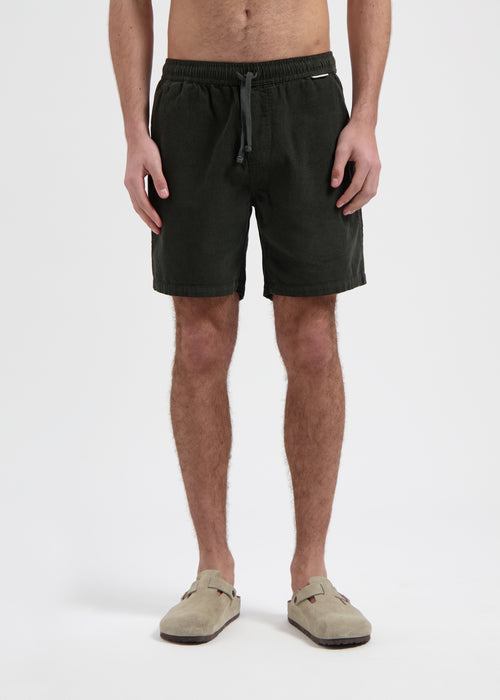 Corduroy Short - Army Green