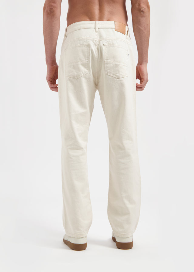 Le jean droit Premium - Sable clair