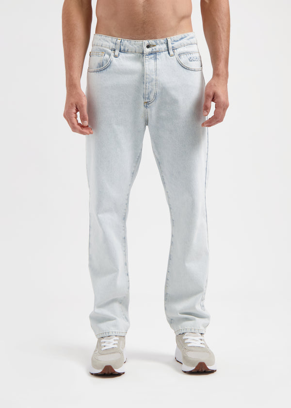 Branded Miles Straight Jeans - Bleach