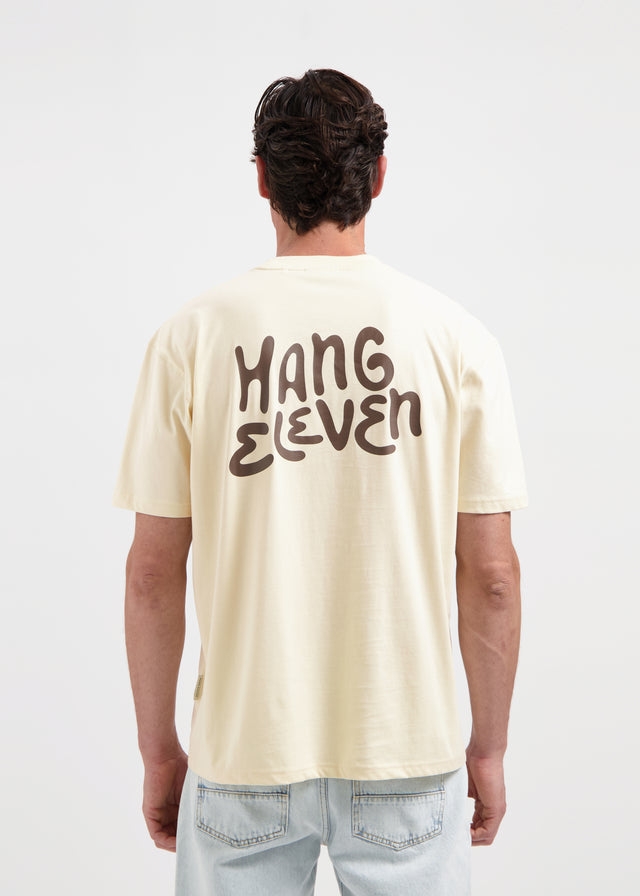 Marken-T-Shirt – Sand