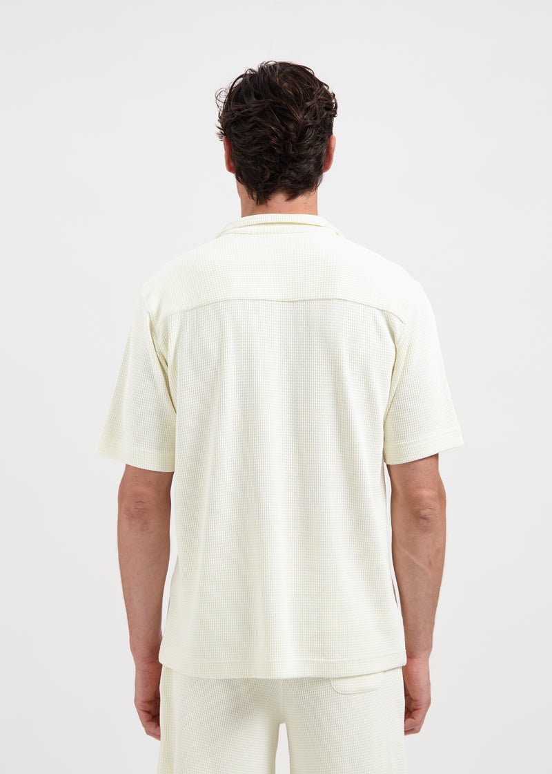 Waffelhemd - Weißer Sand
