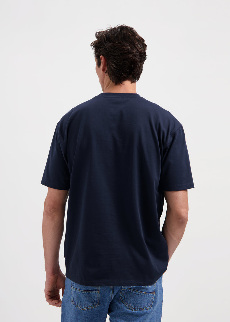 Shaka T-Shirt – Marineblau