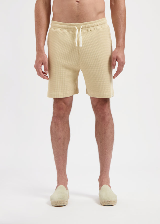 Waffel-Shorts - Beige