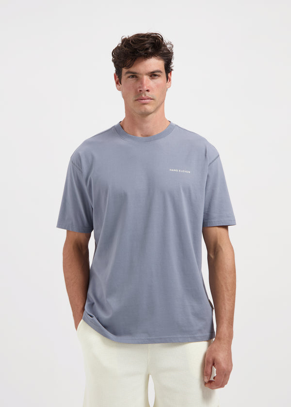 Brand Tee - Stone Grey