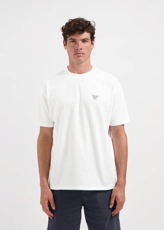 T-shirt Shaka - Blanc cassé