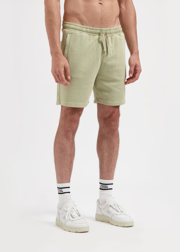 Washed Sweat Short - Slate Green