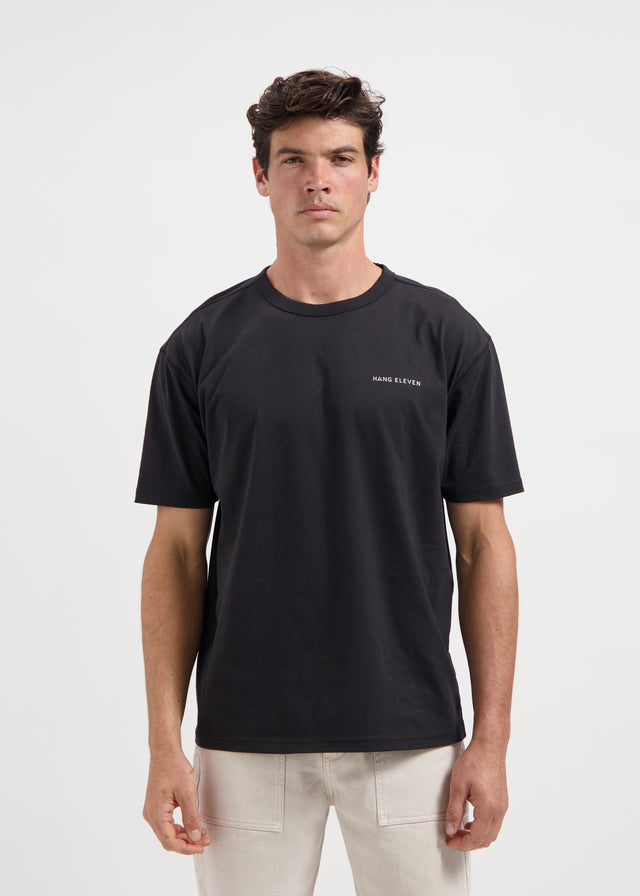 Heimatstadt-T-Shirt – Off Black