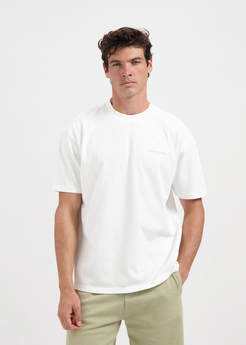 Olivgrünes T-Shirt – Off-White