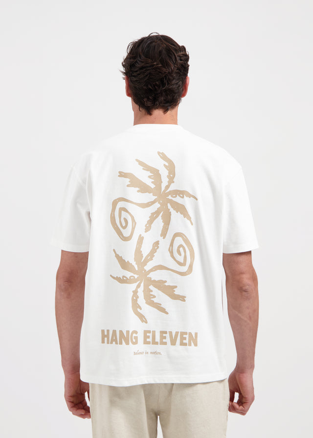 Linear Palm Tee - Off White