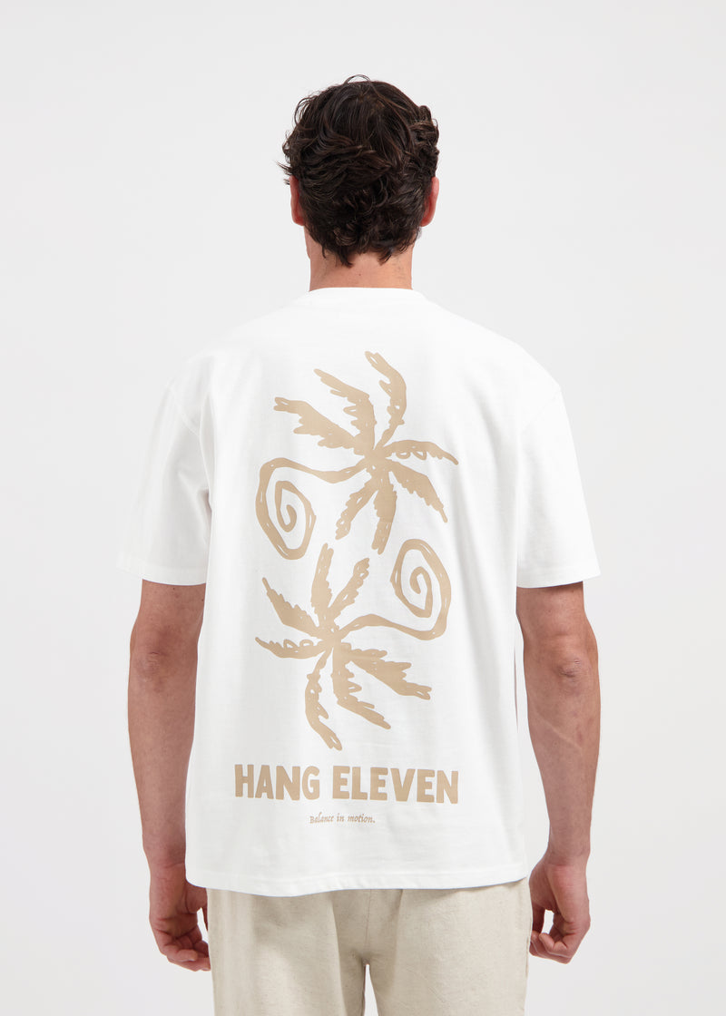 Linear Palm Tee - Off White