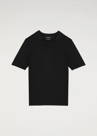 Premium Knit Polo - Black