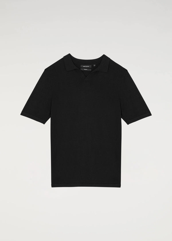 Premium Knit Polo - Black