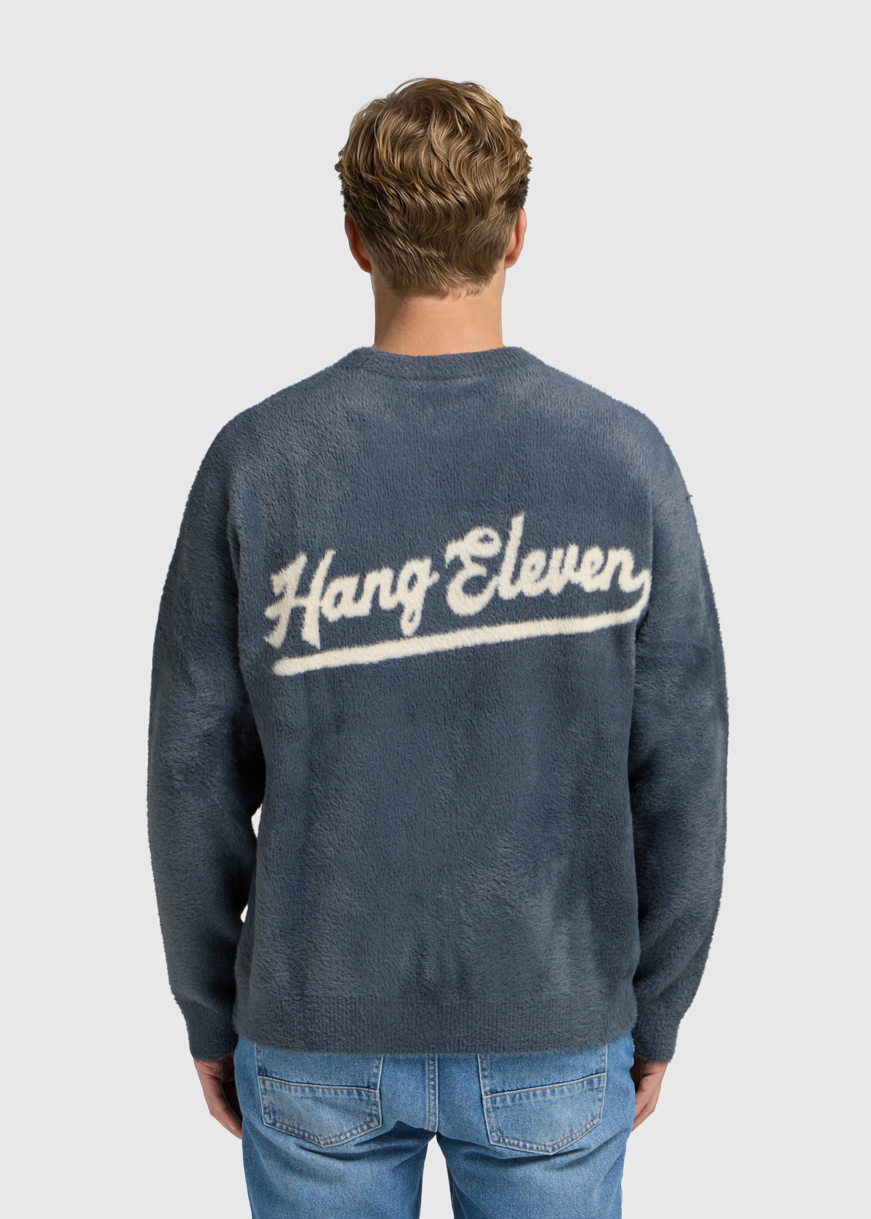 Hairy Brand Crewneck - Navy
