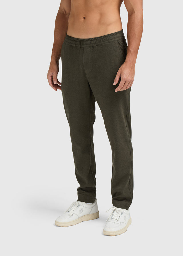 Le pantalon Clean - Vert brossé