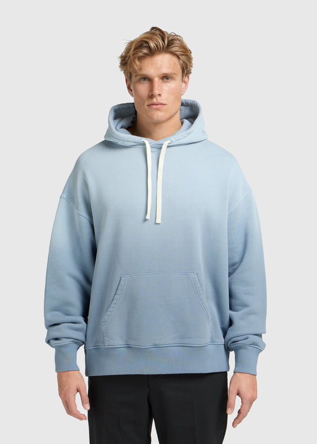 Kapuzenpullover mit Farbverlauf – Hellblau