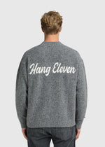 Cozy Brand Knit Crewneck - Anthracite