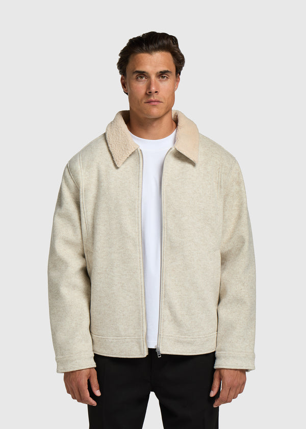 Cozy Borg Jacket - Sand