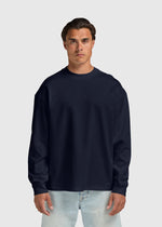 Premium Longsleeve - Navy Blue